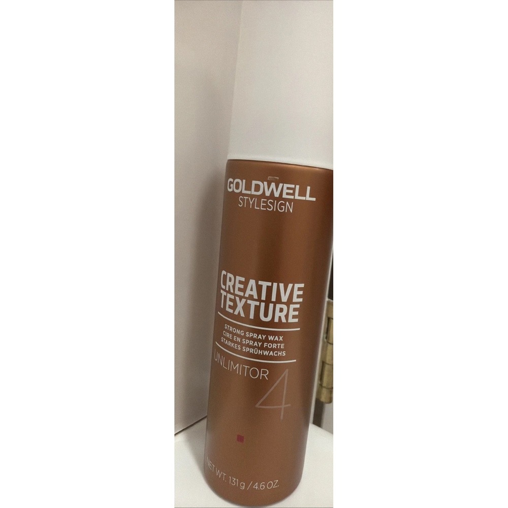 Goldwell Stylesign Creative Texture UNLIMITOR 4 Strong Spray Wax 4.6 Oz. NEW!